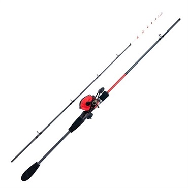 BEGINS FUNE KAWAHAGI SET【船カワハギ用竿とPEライン付両軸リールのセット】(180)